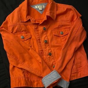 coral Denim Jacket
